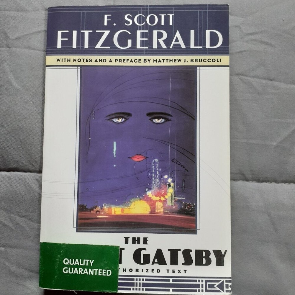The Great Gatsby by F. Scott Fitzgerald 1995 Paperback Book